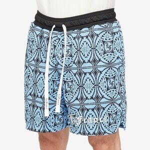 NWT Men's Puma Hoops X La France Mosaic Basketball Shorts - Large - Blue